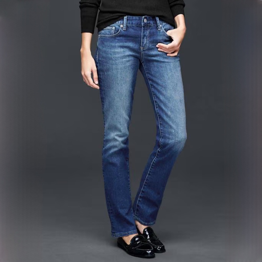 GAP Women's Straight Leg Jeans - Blue